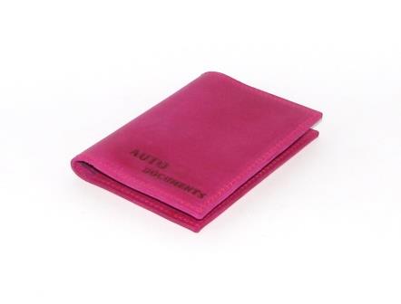 Обкладинка для автодокументів DNK Leather DNK Auto H col. Pink Обкладинка для автодокументів DNK Leather DNK Auto H col. Pink